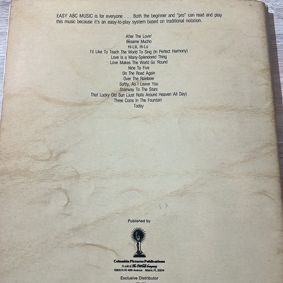 1984 & 1989 Easy ABC music for keyboards or piano super easy hits and 50 top - Picture 5 of 5